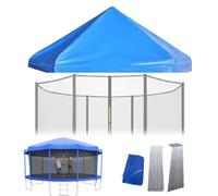 Copertura per trampolino da esterno, da 1,8 m a 4,8 m, protezione dal sole e dalla pioggia, telaio resistente, tenda per trampolini da 3,5 m, riparo resistente alle intemperie per la sicurezza e il