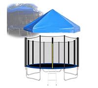 Copertura per trampolino da esterno, impermeabile, protezione dal sole e dalla pioggia, per trampolini da cortile, design senza cornice, accessori essenziali per trampolino