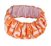 Copertura per trampolino, protezione per i bordi, imbottitura di sicurezza di ricambio per trampolini interni ed esterni, arancione, 96,5 cm, 6 fori