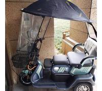 Copertura per triciclo con copertura per tenda, copertura antipolvere per bicicletta, copertura per triciclo per adulti, protezione per triciclo elettrico, traspirante e portatile, colore nero