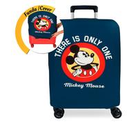 COPERTURA PER TROLLEY 68 CM TOPOLINO DISNEY COPRIVALIGIA ANTIGRAFFI LAVABILE BLU