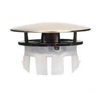 Copertura per troppopieno lavandino, Copertura rotonda per troppopieno, Anelli per lavandino, lavandino click affondamento foro copertura, cucina bagno bagno accessori (bronzo)