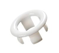 Copertura per troppopieno per lavabo, Anello per troppopieno per lavandino - Copri foro tondo per lavabo da bagno - Tappo di per a doppio strato da 22-24 mm per lavello da cucina