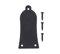 Copertura per Truss Rod in Ferro a 3 Fori - Copertura per Chitarra a Forma di Campana - Accessori per Prestazioni (Nero)