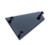 Copertura Per Truss Rod In PVC Nero 3 Fori Con Viti Per Parti Di Basso Per Chitarre Elettriche Accessorio per Chitarra Strumento