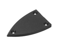 Copertura per Truss Rod Triangolare a 3 Fori, Parti di Ricambio per Chitarra in Plastica Nera con 3 Viti per Bassi Elettrici Acustici