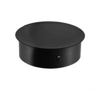 Copertura per tubi della stufa per fori del camino, in acciaio inossidabile, progettata per canna fumaria di diametro 50-200 mm, metodo di installazione del tappo piatto (90 mm)