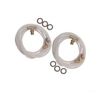 Copertura per tubi idraulici in PVC in ottone per mustang GT ottone | Adatto 1994-2004, set superiore e inferiore, montaggio diretto, nessun attrezzo richiesto, funzionamento fluido