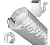 Copertura per tubo AC - Rivestimento protettivo per tubo AC, facile da installare, design con cerniera, protegge da usura e animali domestici, abbassa la temperatura della stanza, indispensabile per