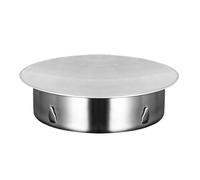 Copertura per tubo della canna fumaria in acciaio inox, 180 mm, per controllo degli odori, guarnizione per tubo del camino, installazione semplice, per bloccare gli odori domestici