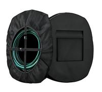 Copertura per tubo flessibile per esterni, montaggio a parete, resistente | Copertura avvolgitubo da giardino a parete 420D Oxford per pioggia, sole, neve, per prolunga, garage,