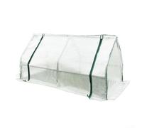 Copertura per tunnel di coltivazione per installazione esterna da giardino con rete di rinforzo per migliorare stabilità e copertura
