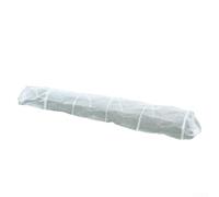 Copertura per tunnel in microrete, in plastica, per protezione dal gelo, ventilazione, giardino, ortaggi e fiori, stagione di crescita del Regno Unito (canale di seta bianca)