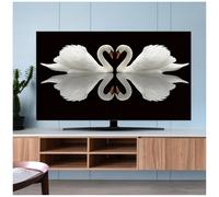 Copertura per TV con Paesaggio Marino, Protezione Antipolvere in Poliestere per Televisori con Supporto da Tavolo, Copertura Antipolvere per Schermi LED e LCD.,11,40~43in(102 * 65cm)