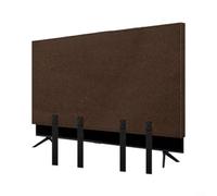 Copertura per TV da 139,7 cm, protezione antipolvere per televisore compatibile con schermi LED LCD al plasma con cinghie inferiori (55 pollici)