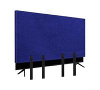 Copertura per TV da esterni, impermeabile, in feltro, con cinghie di sicurezza, per schermo piatto LED LCD da 55", 65", 75", schermo antipolvere blu (65")