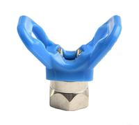 Copertura per ugello in metallo e plastica per airless per spruzzatori protegge la tua attrezzatura (blu)