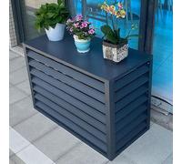 Copertura per unità AC da esterno con ripiano portaoggetti per attrezzi e piante, protezione per recinzione, resistente agli agenti atmosferici tutto l'anno