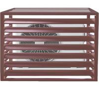 Copertura per unità AC da esterno, resistente alle intemperie, per condizionatori d'aria e pompe di calore, facile installazione, protezione per tutte le stagioni, nasconde bidoni della spazzatura e