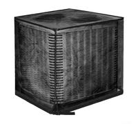 Copertura per unità AC esterna con design a rete completa che protegge le bobine da detriti e umidità, realizzata in resistente tessuto Oxford e PVC per un'efficace schermatura durante tutto l'anno