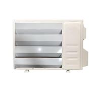 Copertura per unità CA esterna Wind r per condizionatore d'aria, griglia di protezione in acciaio resistente per condensatore compressore CA (65 x 65 cm)
