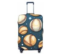 Copertura per valigia da baseball vintage, protezione per bagagli, elastica per palloni sportivi, antigraffio, antipolvere, adatta per bagagli da 56 a 61 cm, Multicolore, M