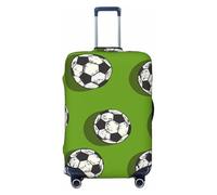 Copertura per valigia da calcio retrò, protezione per bagagli, elastica per palloni sportivi, antigraffio, antipolvere, adatta per bagagli da 56 a 61 cm, Multicolore, M