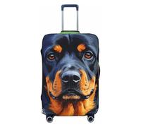 Copertura per valigia elastica, protezione per valigia lavabile, coperture per bagagli da viaggio con stampa di un fantastico cane Rottweiler, coperture per bagagli a mano, custodia per bagagli extra