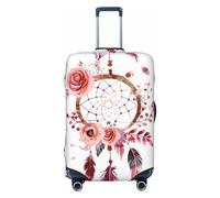 Copertura per valigie con acchiappasogni, con piume di Boemia, elastiche, antigraffio, antipolvere, per bagagli da 56 a 61 cm, Multicolore, M