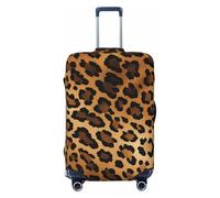 Copertura per valigie con stampa leopardata, copertura elastica per bagagli in pelle di tigre, antigraffio, antipolvere, adatta per bagagli da 56 a 61 cm, Multicolore, S