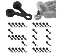 Copertura per valvole di sfiato dei freni, set da 50 pezzi, per biciclette, copertura di protezione per nippli di sfiato sui freni idraulici, per ciclisti adulti e freni su mountain bi