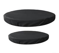 Copertura per vasca da bagno fredda, coperchio termico isolato con anello elastico, resistente alle intemperie e alla polvere per il recupero esterno, tessuto Oxford 420D, nero, adatto per vasche
