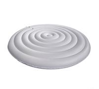 Copertura per vasca da bagno gonfiabile rotonda regolabile 128/158/180 cm, per coperchio termico in PVC resistente per vasche idromassaggio, installazione rapida, scudo resistente alle intemperie