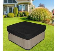 Copertura per vasca da bagno in tessuto Oxford 210D, protegge da pioggia, neve e luce solare per la tua spa (200 x 200 x 85 cm)