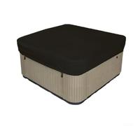 Copertura per vasca da bagno quadrata impermeabile, con materiale Oxford 190T, antipolvere e resistente alle intemperie, adatta per piscine, griglie e mobili da esterno (190T, 220 x 220 x 30)