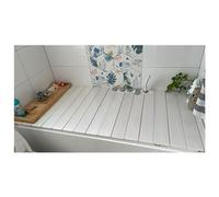 Copertura per vasca da bagno regolabile pieghevole antipolvere copertura impermeabile vassoio da bagno Caddy 22 pollici Dimensioni 360 gradi reversibile tappetino isolante essenziale accessorio per
