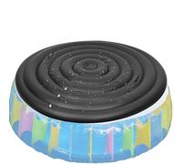 Copertura per vasca idromassaggio, coperchio per piscina termale, copertura di ricambio rotonda portatile, 3 misure regolabili: circa 127 cm, compatta e versatile, ideale per famiglia, hotel, giardino