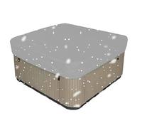 Copertura per Vasca Idromassaggio,Copri Vasca Idromassaggio Impermeabile,Esterno Portatile Patio Vasca Idromassaggio Spa Copertura Protettiva Coperture Antipolvere per Piscina(Size:200x150x20CM,Color: