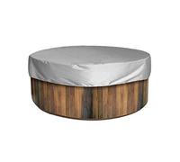 Copertura per Vasca Idromassaggio Rotonda per Esterni, Tappo di Copertura per Vasca da Bagno con Baldacchino per Vasca Idromassaggio, Copertura per Piscina Resistente Alla Polvere, Coperture(Grigio)