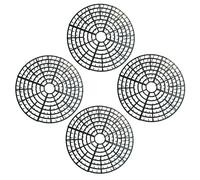 Copertura per vaso di fiori, protezione per il pavimento, accessorio da giardino per interni, set di tappetini in polipropilene, flusso d'aria, protezione contro l'erosione del suolo