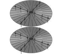 Copertura per vaso per piante, copertura per fioriera in plastica cava rotonda da 20 pollici con picchetti, protezione per fiori regolabile Tappo per scavo per gatti per coperture per piante da int