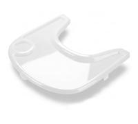 Copertura per vassoio per seggiolone compatibile con Stokke Tripp Trapp, trasparente, senza BPA, design a scatto, forte aspirazione e superficie facile da pulire