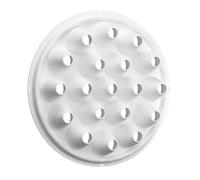 Copertura per ventilatore da pavimento Copertura rotonda per ventola elettrica multi-foro rotondo resistente estivo a risparmio energetico accessorio di raffreddamento da pavimento bianco