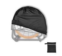 Copertura per ventilatore industriale 600D coperture pers ventilatori da pavimento per impieghi gravosi impermeabili ventilatore a tamburo ad alta velocità,Nero,61×19×61cm