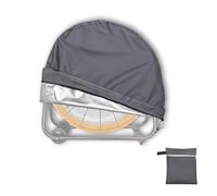 Copertura per ventilatore industriale 600D coperture pers ventilatori da pavimento per impieghi gravosi impermeabili ventilatore a tamburo ad alta velocità,Grigio,61×19×61cm