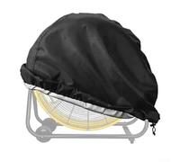 Copertura per ventola da esterno, copertura protettiva impermeabile per ventilatore a batteria, cappuccio antipolvere con coulisse per una vestibilità sicura, 76 x 76 x 22 cm, per interni ed esterni