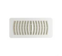 Copertura per ventola del registro del pavimento in plastica regolabile per uso domestico in sistemi di scarico e ventilazione, inclusi bagni e ventilatori da cucina (10,2 x 25,4 cm)