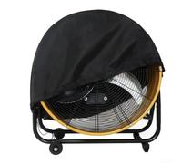 Copertura per ventola impermeabile resistente realizzata in tessuto Oxford con coulisse di sicurezza per proteggere i ventilatori esterni da vento, pioggia e polvere, grigio 59,7 x 74 x 20 cm (420D)