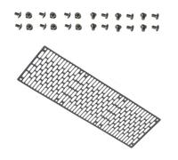 Copertura per ventola in acrilico Copertura decorativa per radiatore Accessori di raffreddamento ad acqua Liquido per 12/24/36 cm Copertura di raffreddamento della ventola