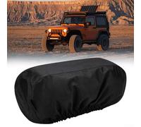 Copertura per verricello elettrico, con fascia elastica, per la maggior parte degli argani elettrici fino a 7.937,9 kg, per verricelli 9719, 48 x 19 x 24 cm (nero)